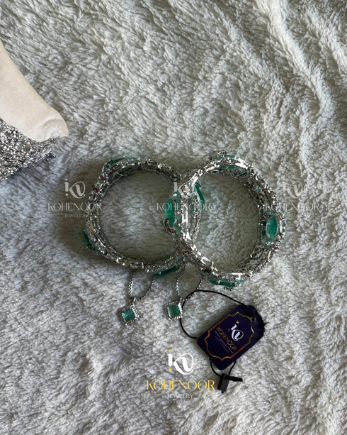 Celestia Zircon Bangles